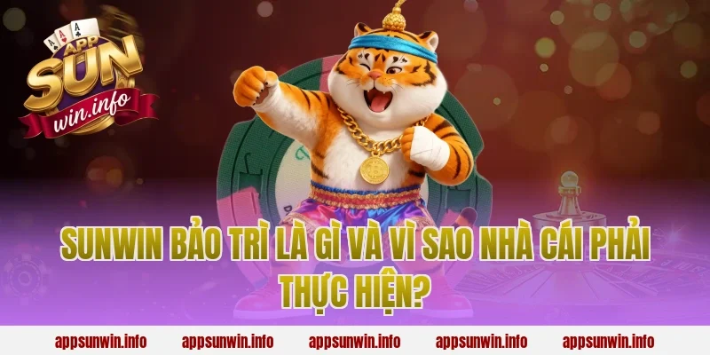 sunwin bảo trì là gì và vì sao nhà cái phải thực hiện?